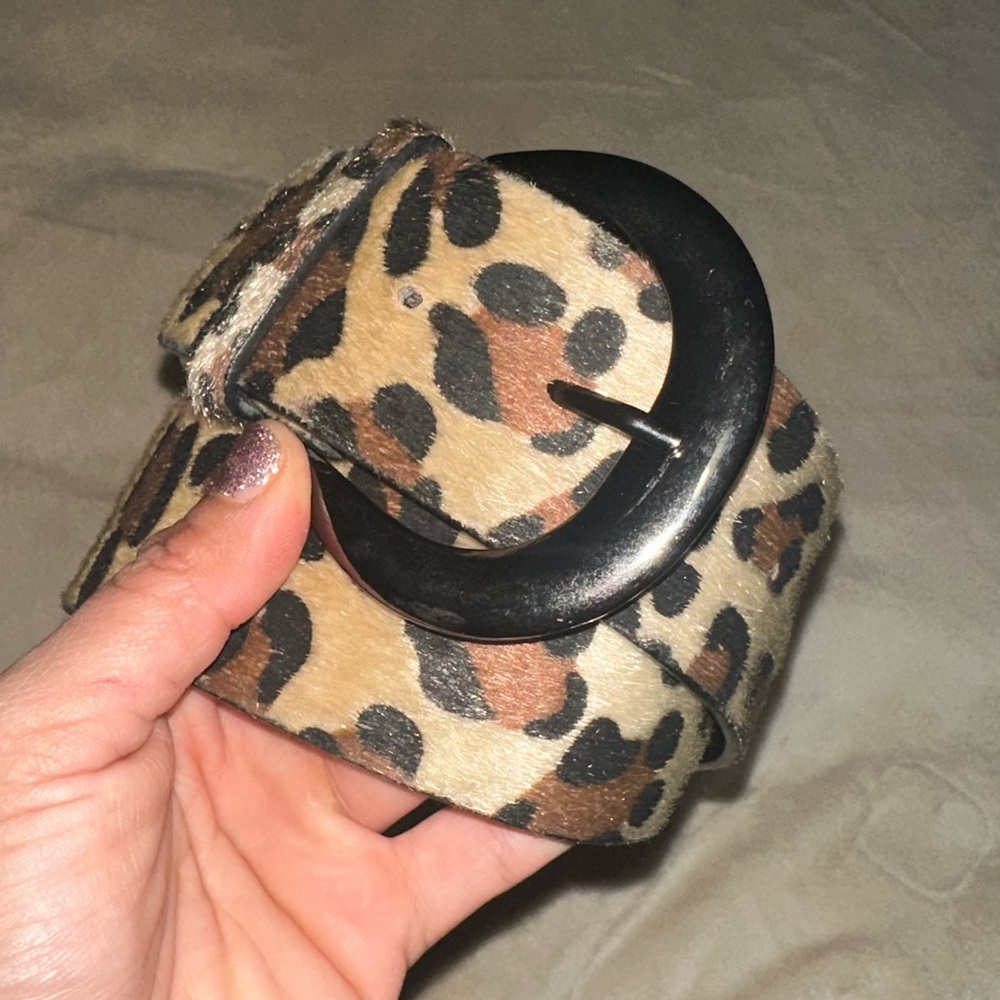 Leopard Print Belt - Picture 6 of 9